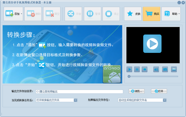 转换器,蒲公英,格式