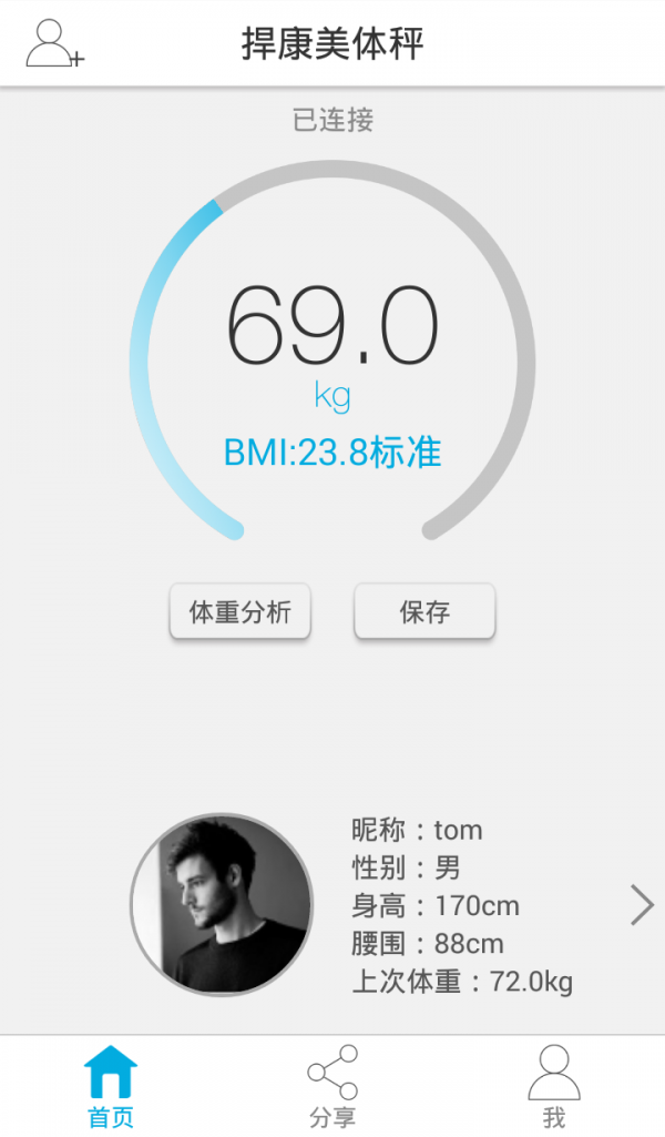美体秤,捍康