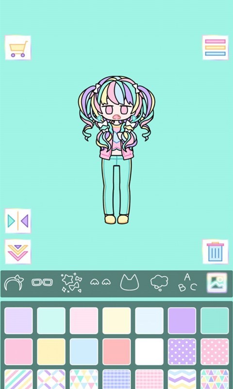 粉彩,女孩