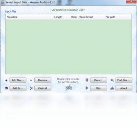 Awave,Audio