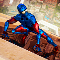 ‎Flying spider stickman hero