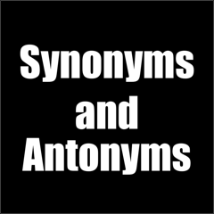 ‎English synonyms antonyms
