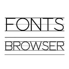 ‎Fonts Browser