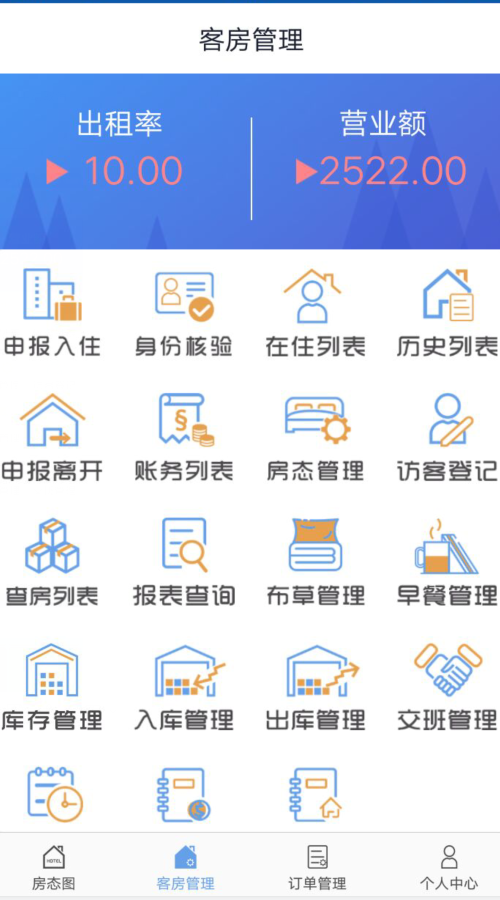 客房,移动
