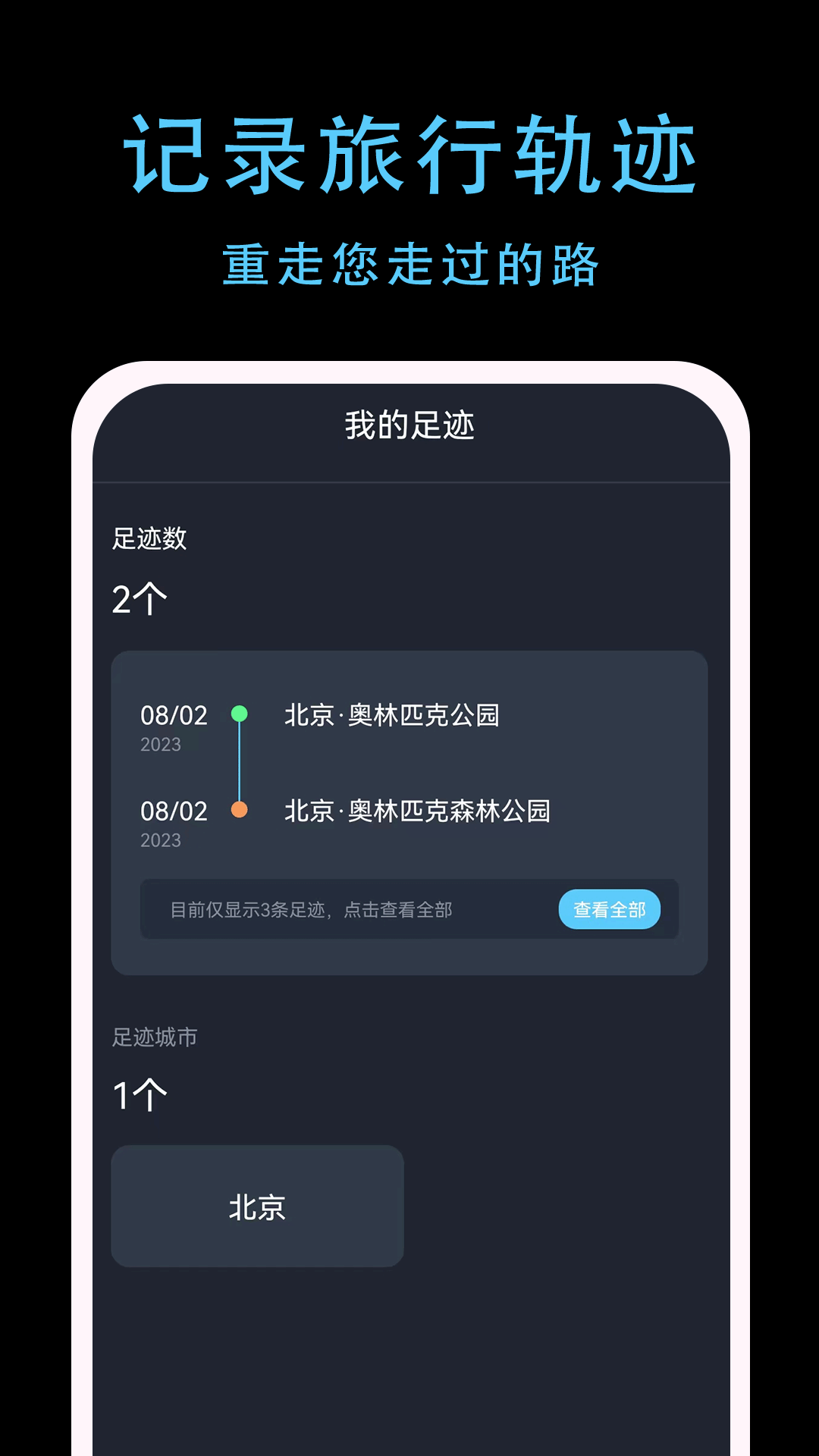 足迹,APP,一生