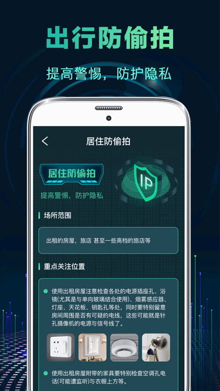 针孔偷,探测器,像头